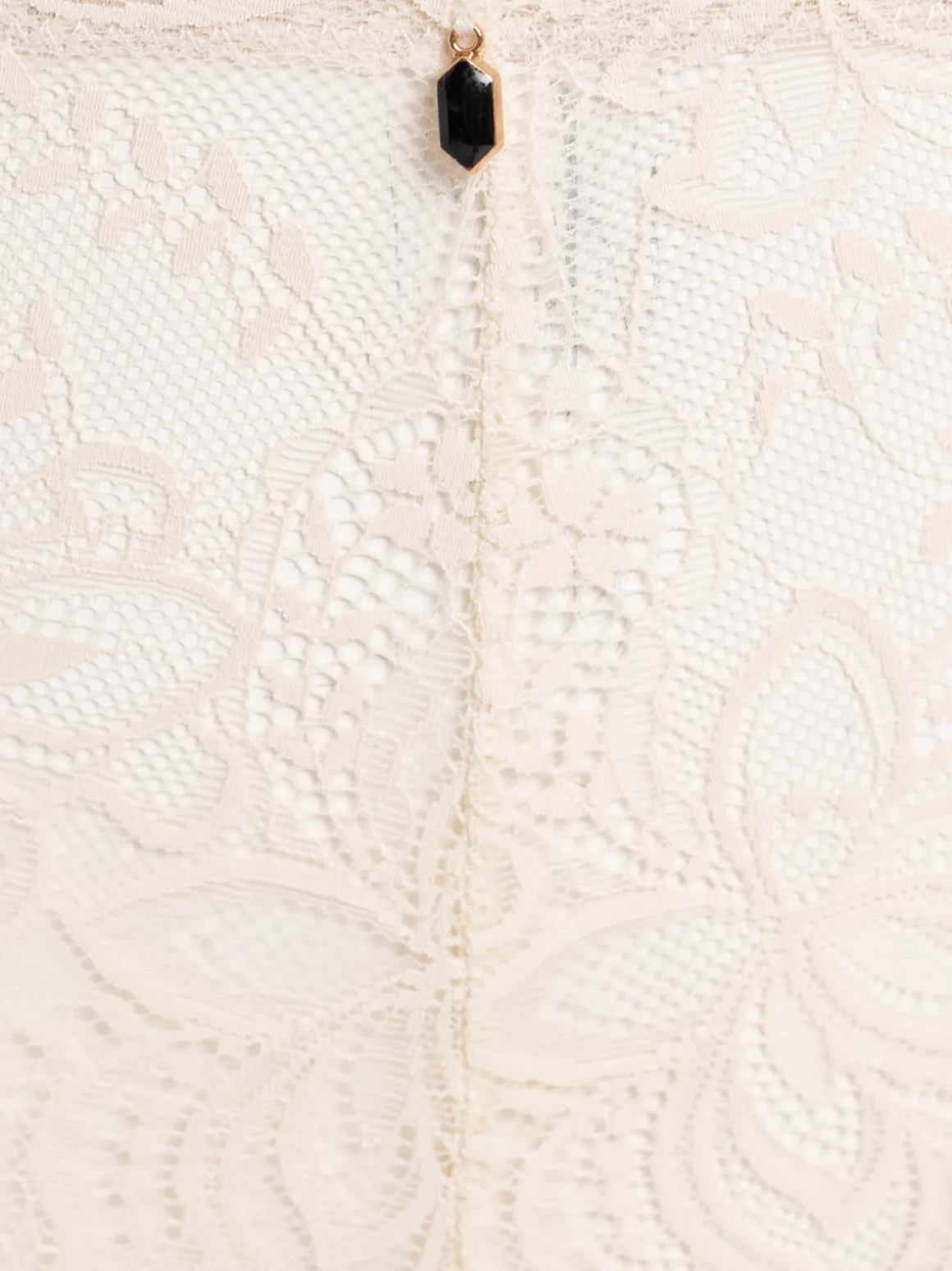 Shorty dentelle crème femme (46-52)