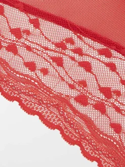 Shorty dentelle et coeur femme (S-XL)