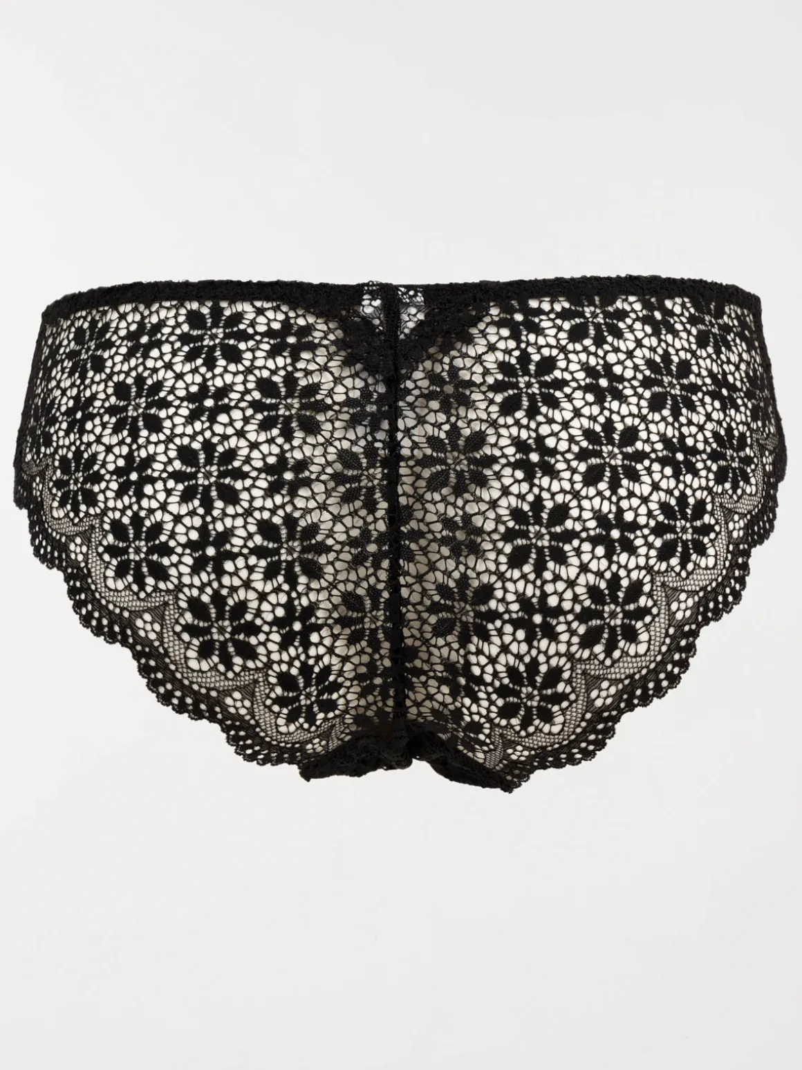 Shorty dentelle noire femme (S-XL)