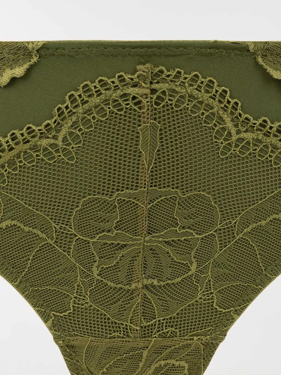 Shorty en dentelle chive femme (S-XL)