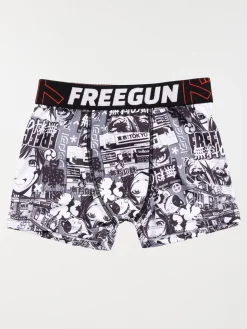 Shorty Freegun imprimé manga garçon
