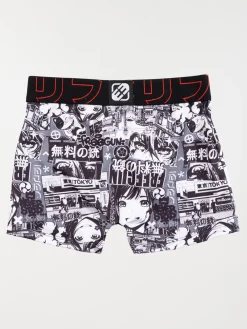 Shorty Freegun imprimé manga garçon