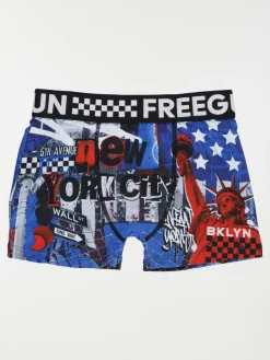Shorty Freegun imprimé USA garçon