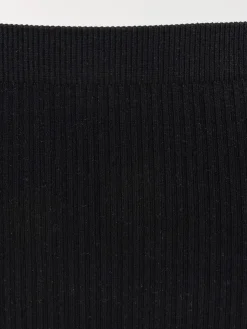 Shorty noir côtelé femme (S-XL)