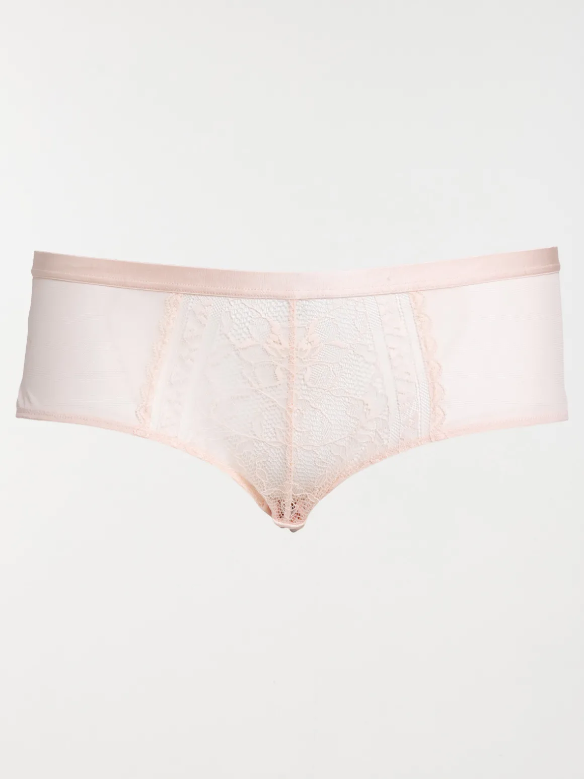 Shorty rose poudré femme (46-52)