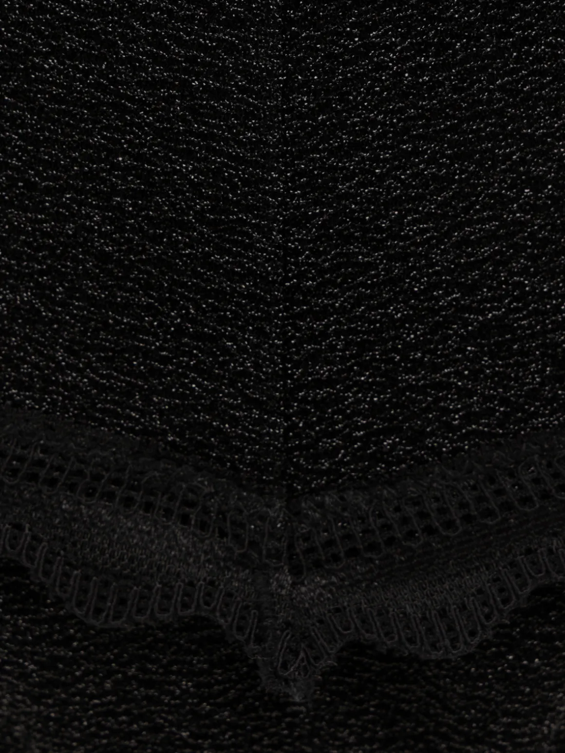 Shorty string noir femme (S-XL)