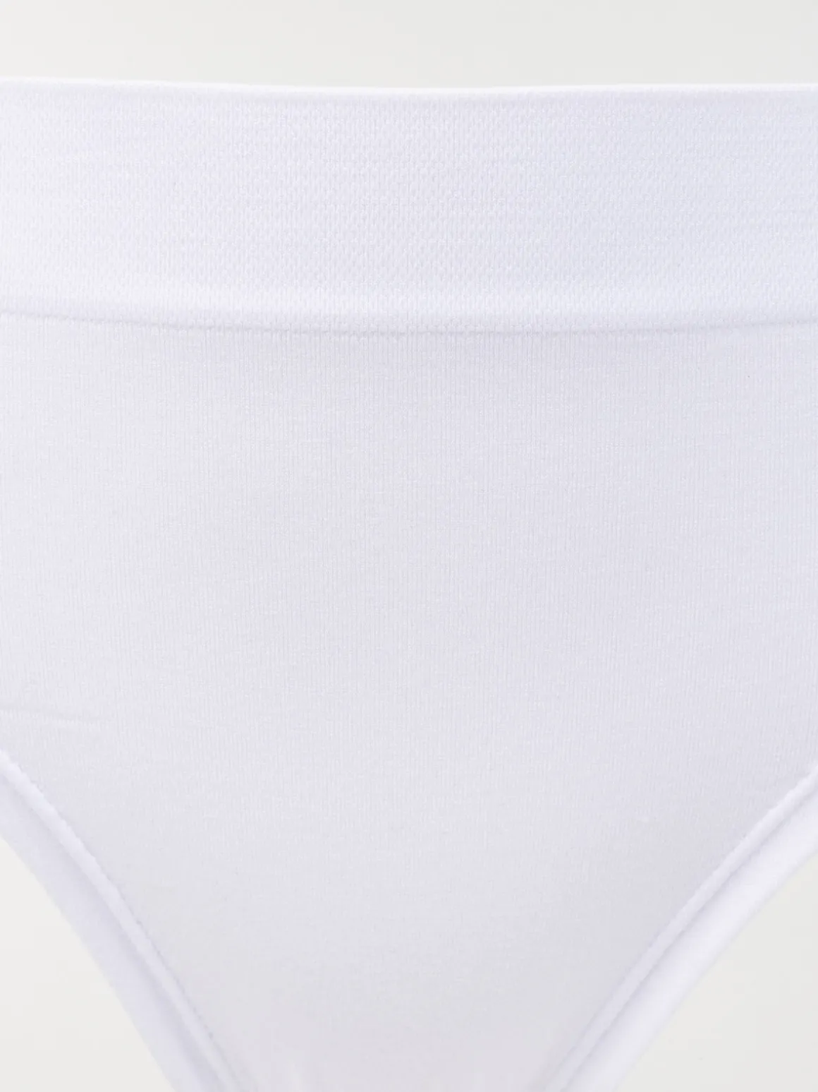 Slip midi SEAMLESS blanc femme