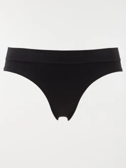 Slip midi seamless noir femme