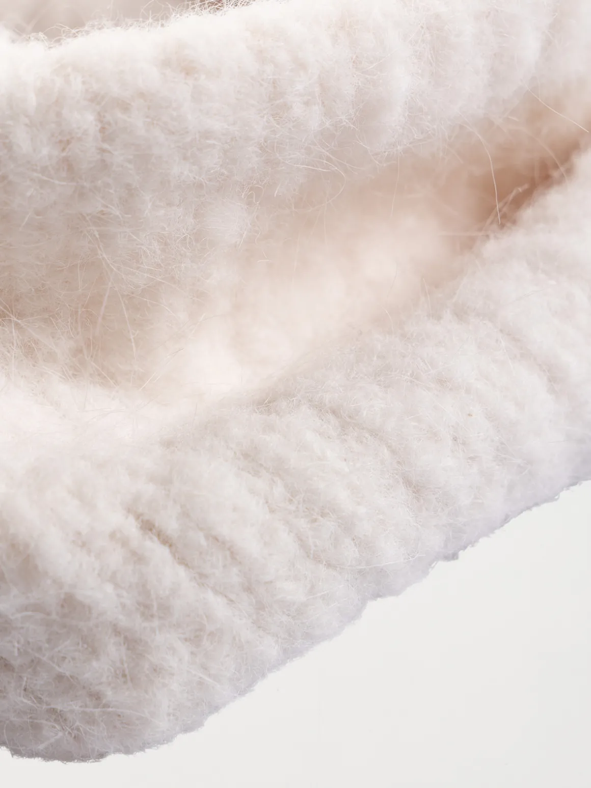 Snood croisé écru femme