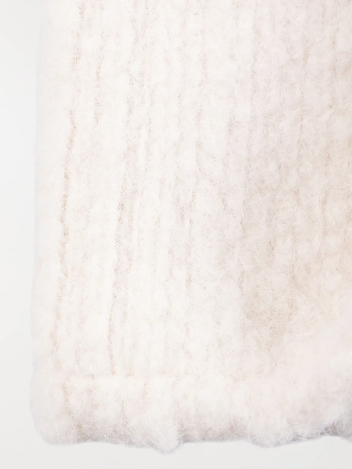 Snood croisé écru femme