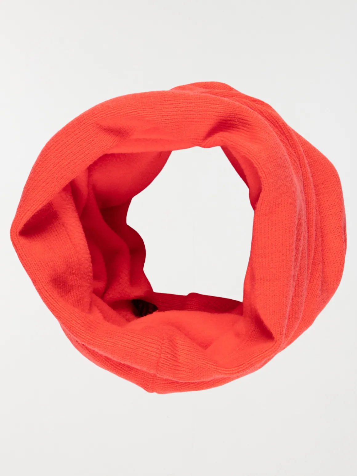 Snood framboise doublé polaire fille
