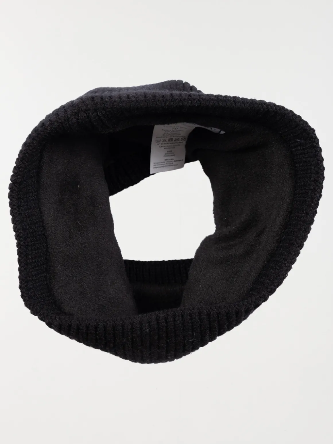 Snood noir garçon