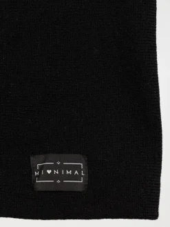 Snood noir intérieur polaire femme