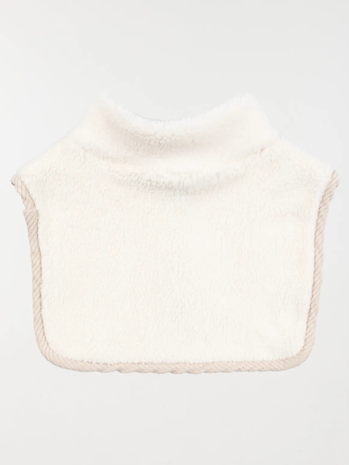 Snood plastron col montant zippé enfant
