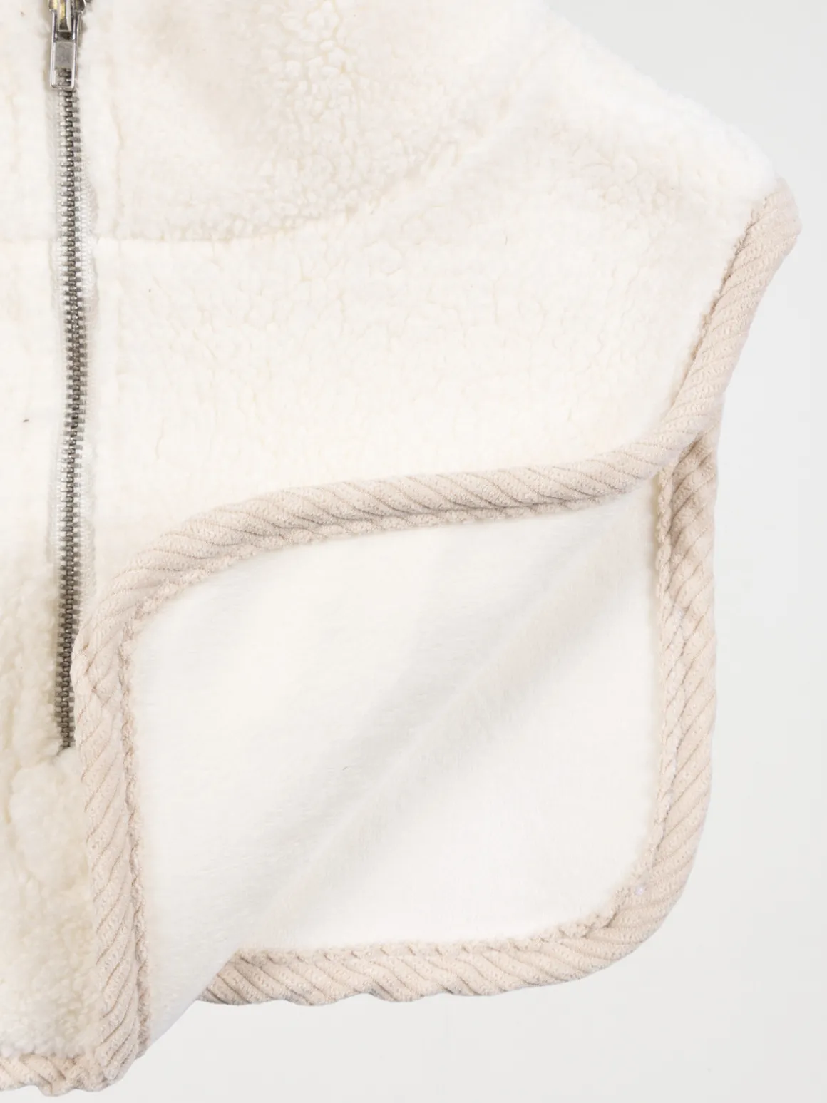 Snood plastron col montant zippé enfant