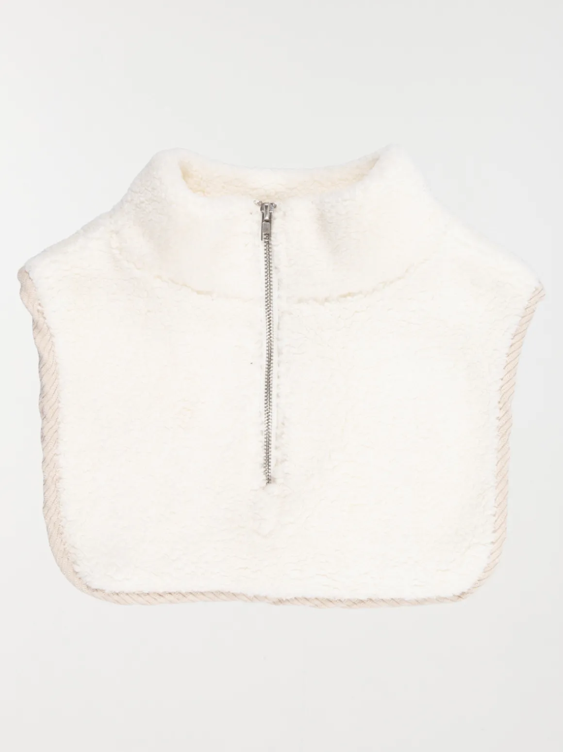 Snood plastron col montant zippé enfant