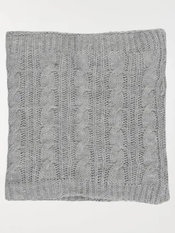 Snood polaire gris chiné homme