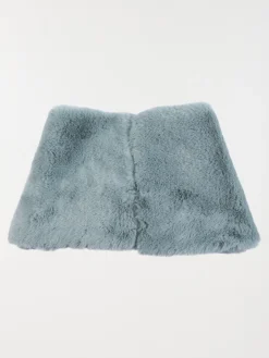 Snood tout doux bleu argenté fille
