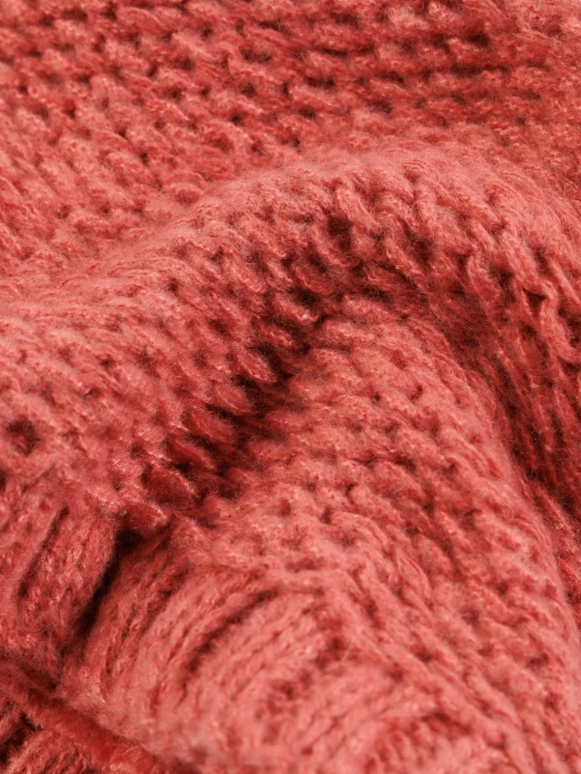 Snood tricot baroque pink fille