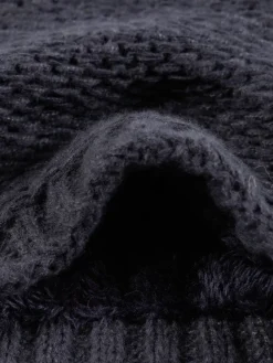 Snood tricot marine navy fille