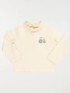 Sous-pull tracteur écru garçon (3-24M)
