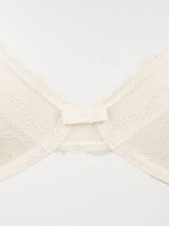 Soutien-gorge corbeille ivoire dentelle