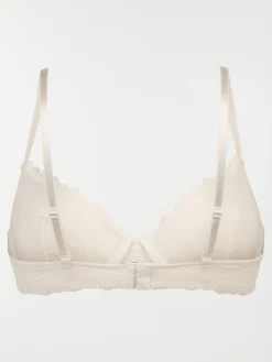 Soutien-gorge corbeille ivoire dentelle