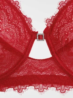 Soutien-gorge rouge grande taille femme