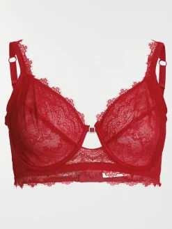 Soutien-gorge rouge grande taille femme