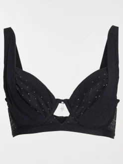 Soutien-gorge strass grande taille femme