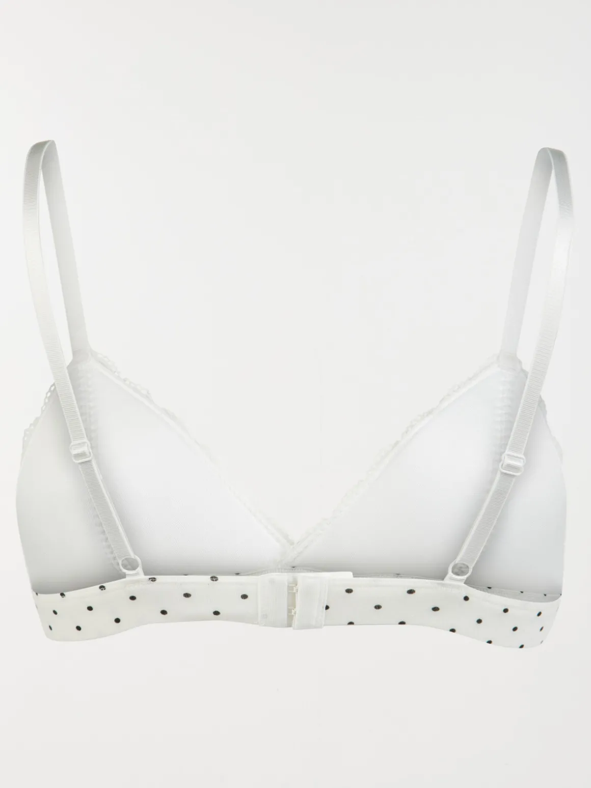 Soutien-gorge triangle à pois femme