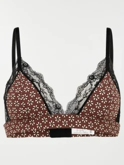 Soutien-gorge triangle imprimé (85A-95E)