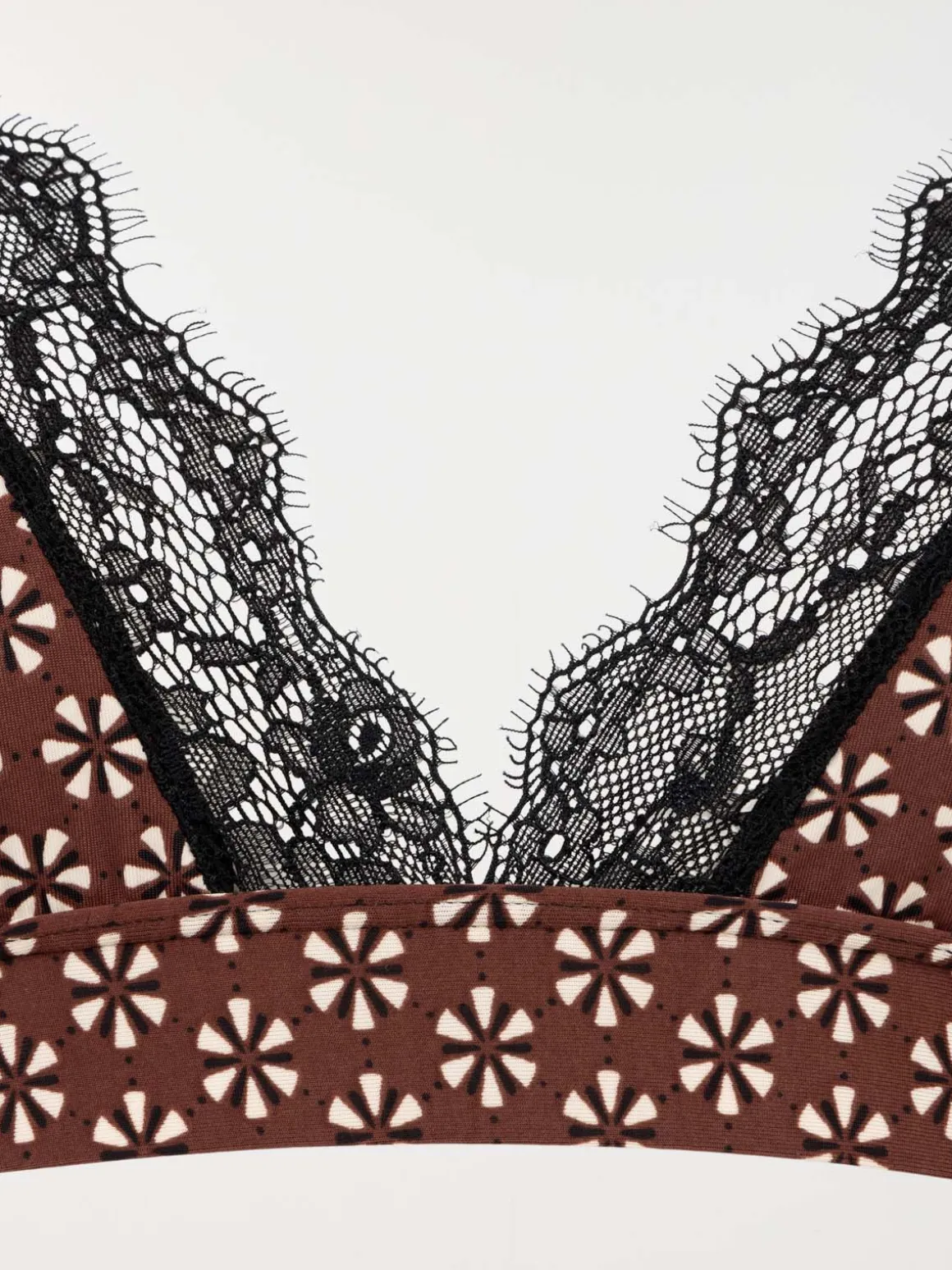 Soutien-gorge triangle imprimé (85A-95E)