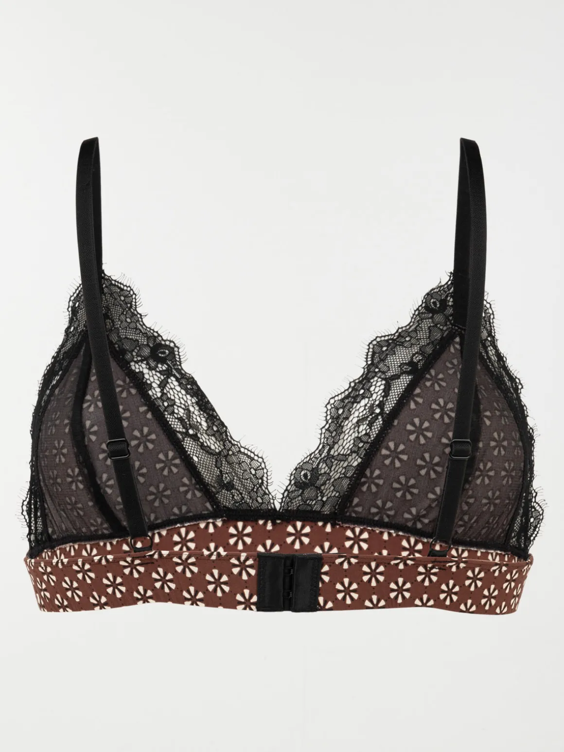 Soutien-gorge triangle imprimé (85A-95E)