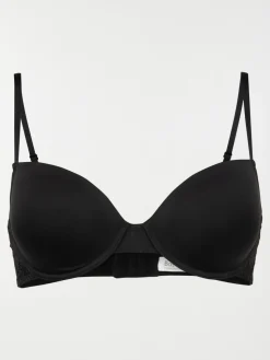 Soutien-gorge uni noir femme (85B-100C)
