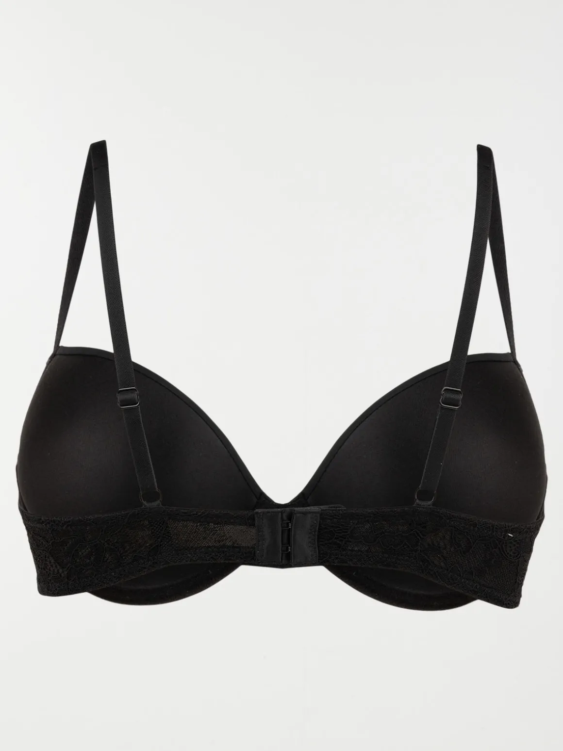 Soutien-gorge uni noir femme (85B-100C)