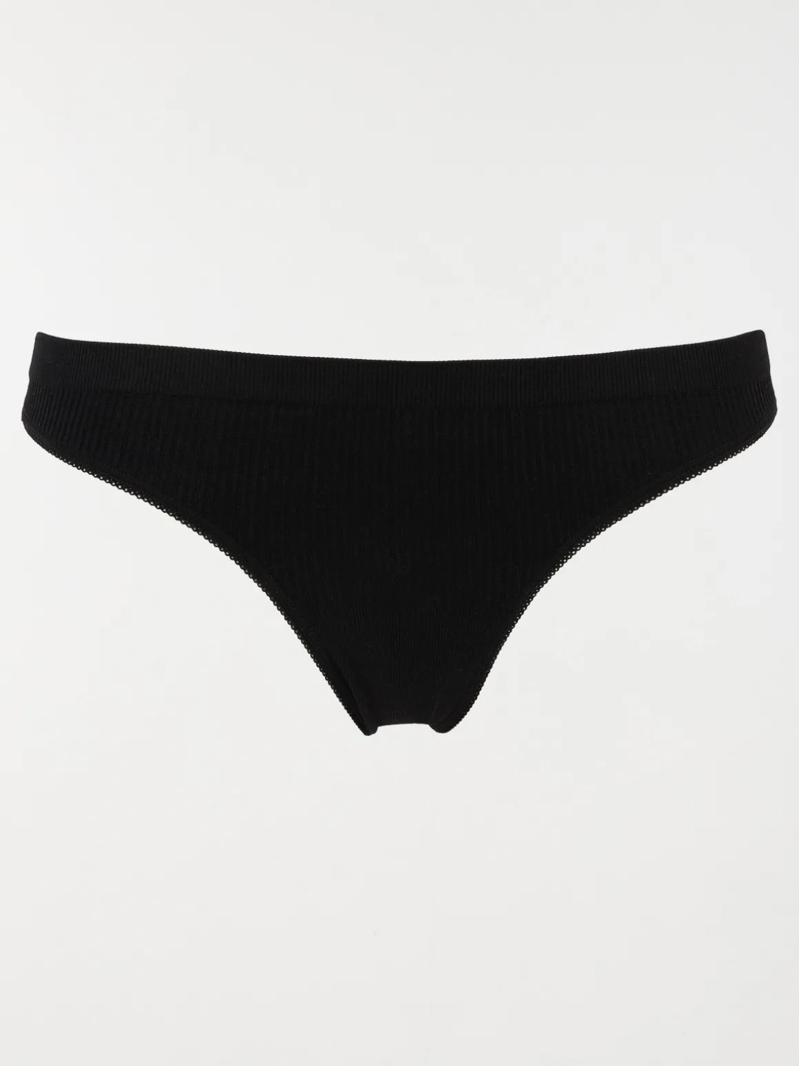 String côtelé noir femme (S-XL)