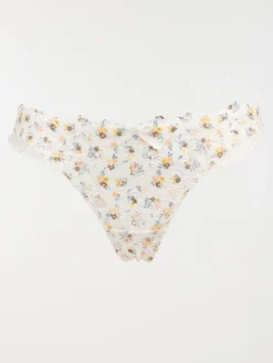 String dentelle florale femme (S-L)