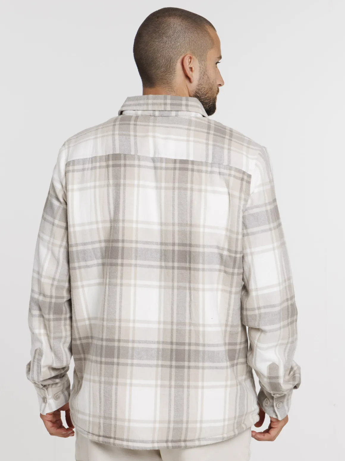 Surchemise à carreaux homme