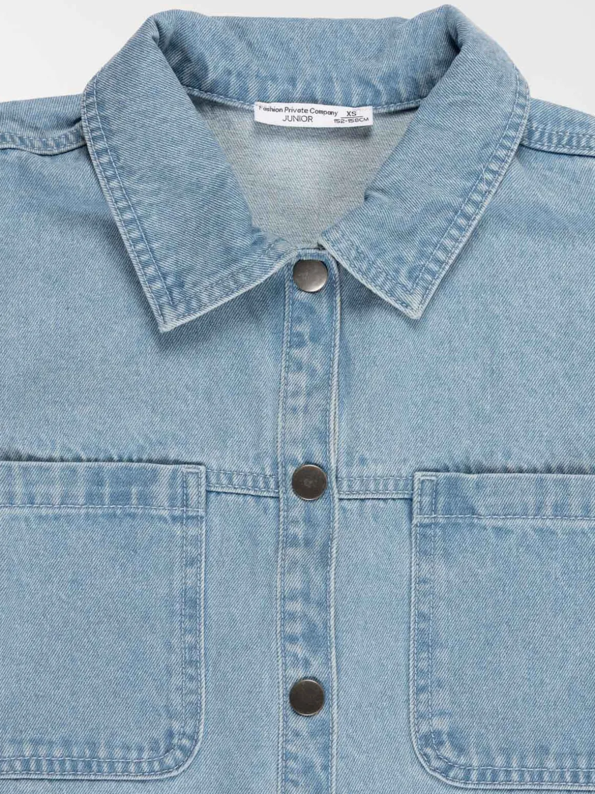 Surchemise jean fille (XXS-M)