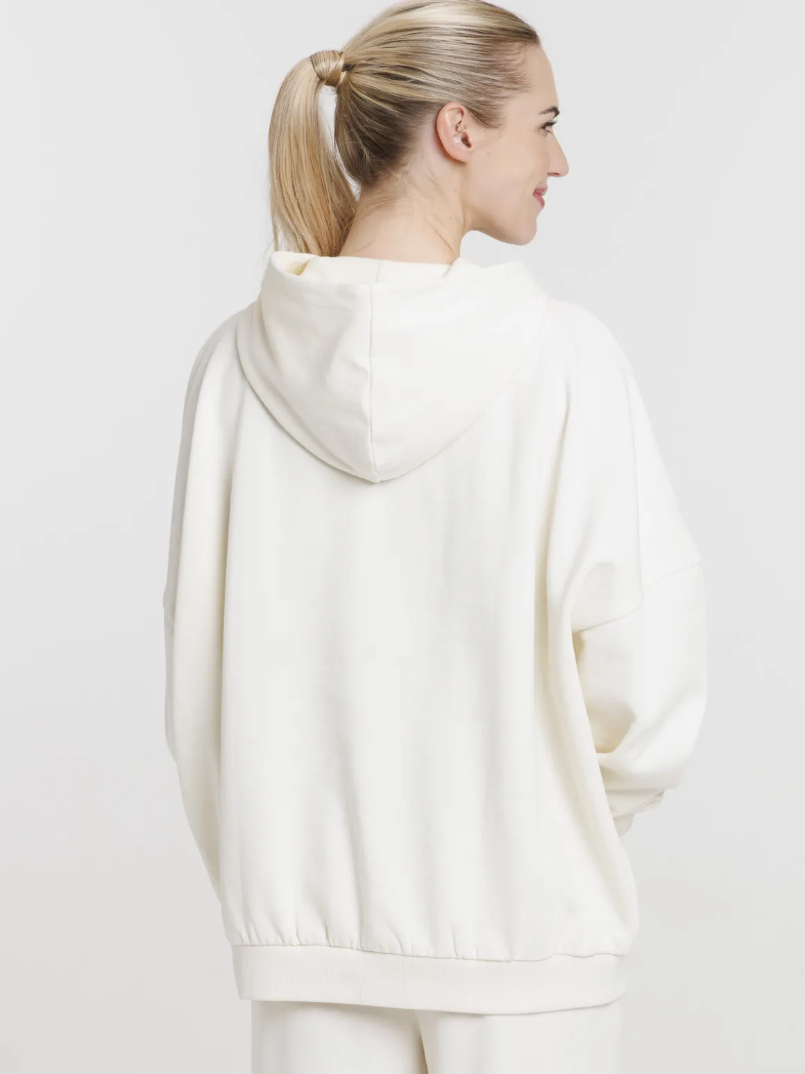 Sweat à capuche basique femme