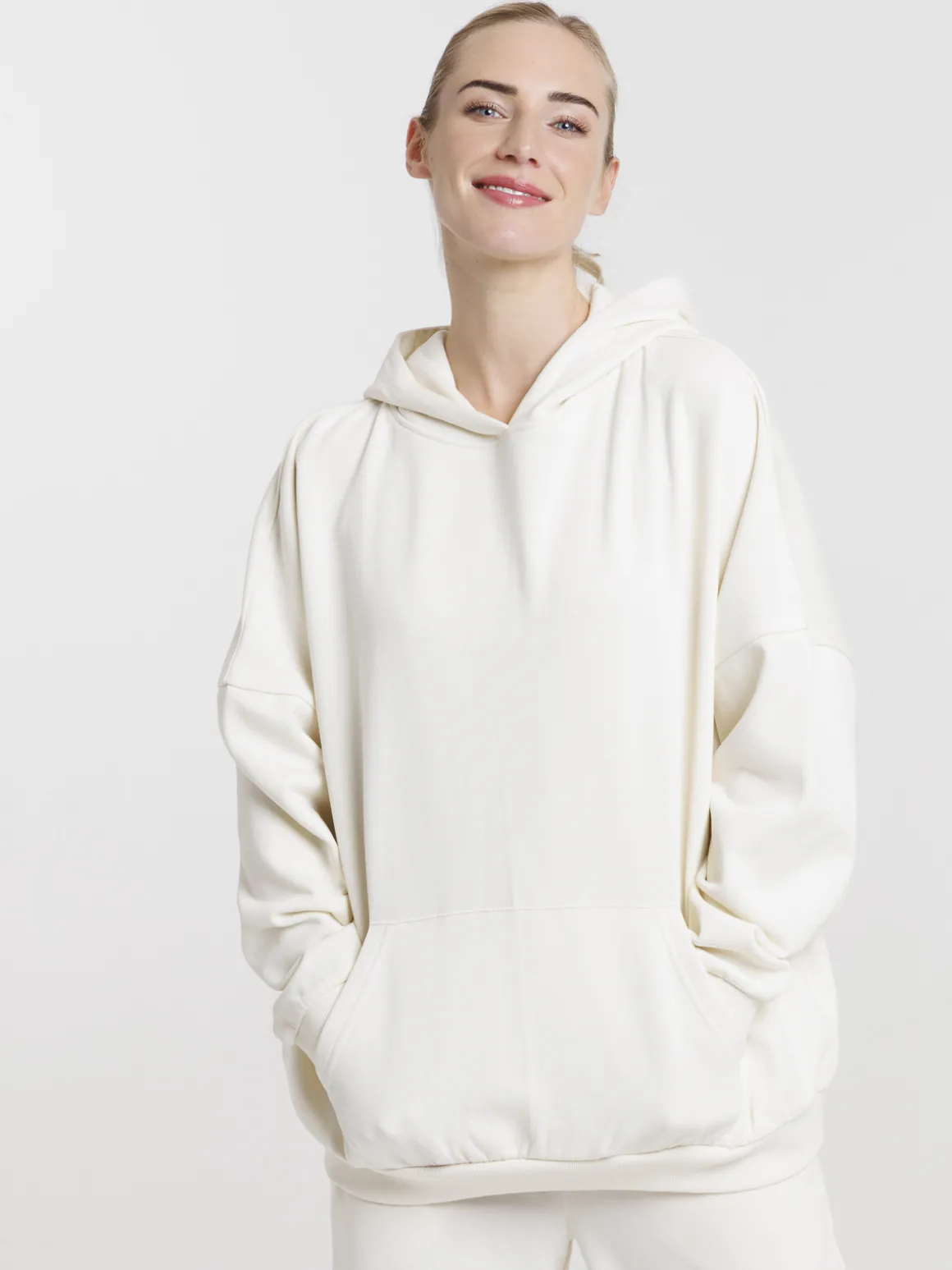 Sweat à capuche basique femme