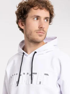 Sweat à capuche bicolore homme