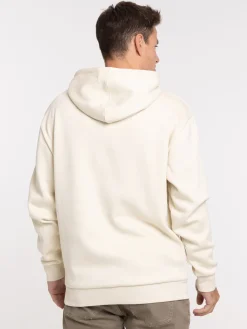 Sweat à capuche imprimé relief homme