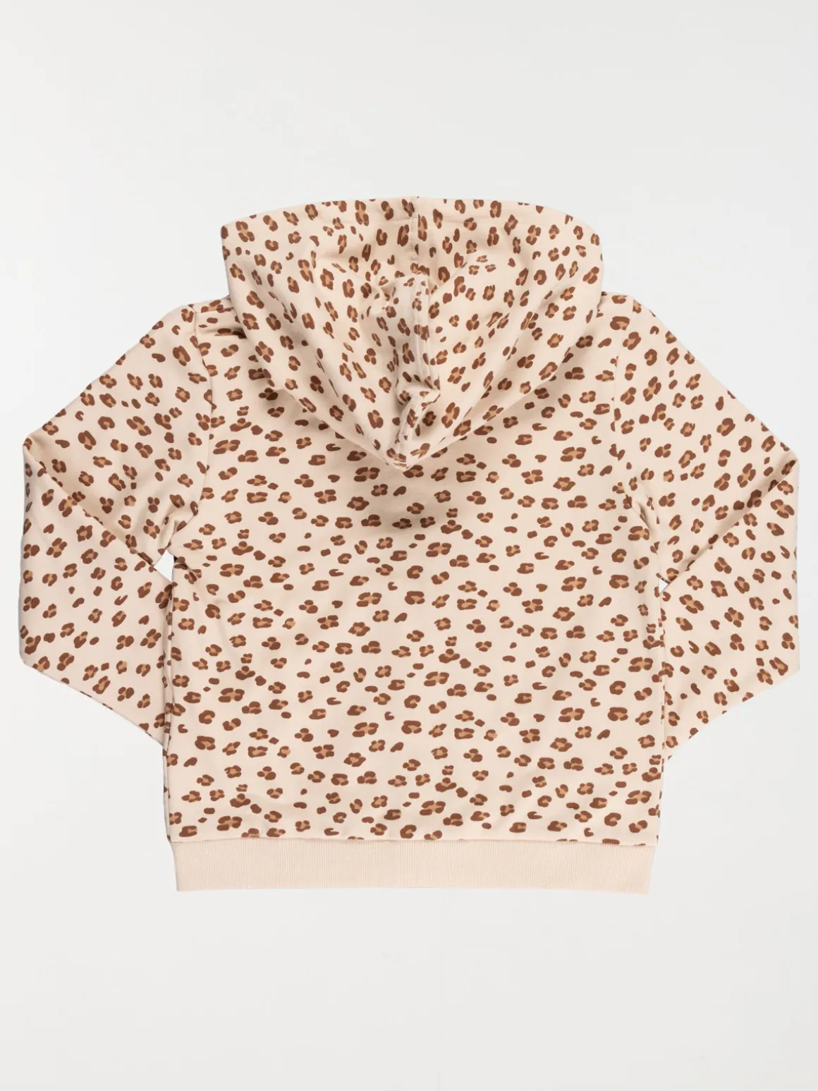 Sweat à capuche léopard fille (3-12A)