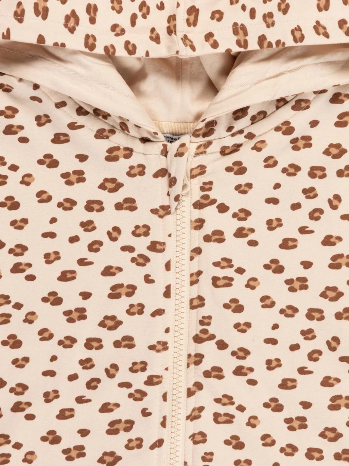 Sweat à capuche léopard fille (3-12A)