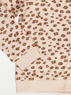 Sweat à capuche léopard fille (3-12A)