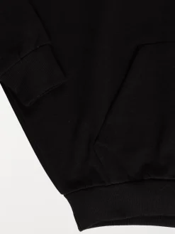 Sweat à capuche noir fille (XXS-M)