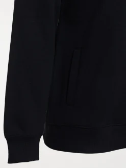 Sweat à capuche noir grande taille femme