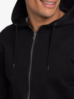 Sweat à capuche noir homme